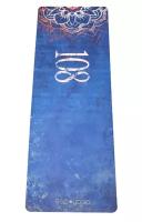 Каучуковый коврик для йоги «Yoga Mat 108» (Egoyoga, Эгойога), 183х66х0,3 см.