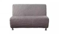 Чехол для мебели: Чехол на 2-х местный диван без подлокотников Элеганте Коричневый