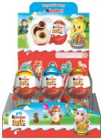 Шоколадные яйца Kinder Joy с игрушкой, весенняя серия, коробка