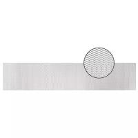 Облицовка радиатора (сетка декоративная) алюминий, 100 х 20 см, серебро, ячейки 10мм х 4мм