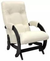 Кресло-качалка глайдер Модель 68 Венге, экокожа Dundi 112