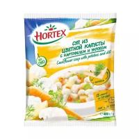 HORTEX Замороженная овощная смесь Суп из цветной капусты с картофелем и укропом 400 г
