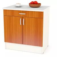 Кухонный стол МД-ШН1Я800 с 1 ящиком 80 см., цвет дуб/вишня
