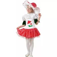 Гриб - Батик детский костюм 30 (116 см) (платье, шляпа)
