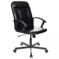 Компьютерное кресло EasyChair 563 TPU для руководителя, обивка: искусственная кожа, цвет: черный