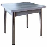 Компактный обеденный стол, СтолБери, Ломберный №1, модерн, раскладной, прямоугольный, Метрополитан Грей серый
