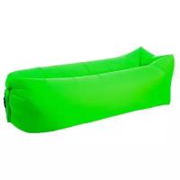 Надувной диван лежак 240см*70см (матрас-гамак) зеленый