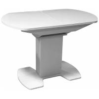Стол обеденный раздвижной Каприз белый, 110х70х76 см