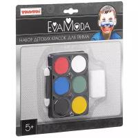 BONDIBON набор детских красок для грима Eva Moda 6 цветов