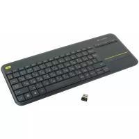 Клавиатура Logitech Wireless Touch Keyboard K400 Plus Black USB