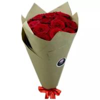 Монобукет ALMOND ROSES из 15 красных роз