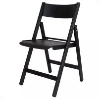 Складной стул « Рекс» цвет: Черный (деревянный, со спинкой, для кухни, для гостей)