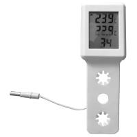 Электронный термометр для улицы и помещения, оконный на ручку