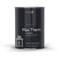 Термостойкая антикоррозийная краска Elcon, до 400 С, коричневый, 0,8 кг.