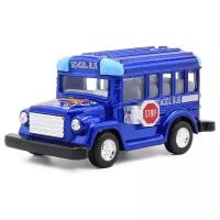 Автобус Serinity Toys School Bus (4004DKT) 1:55, 11 см, красный