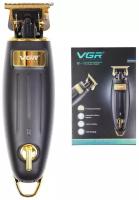 Триммер для стрижки бороды и усов, волос, профессиональный со сменой насадок VGR V-192