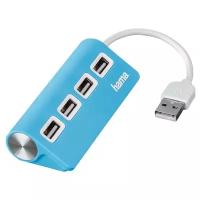 USB-концентратор HAMA Hub (00012177/8/9) разъемов: 4
