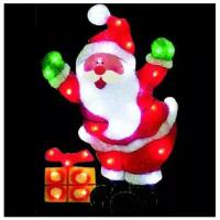 Панно Sh Lights Санта-Клаус с подарком, 53.4 x 35.5 см, PKQE07SW22/1