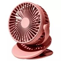 Портативный вентилятор на клипсе Xiaomi (Mi) SOLOVE clip electric fan 2000mAh 3 Speed Type-C (F3 Pink), розовый
