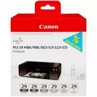 Картридж Canon PGI-29 MBK/PBK/DGY/GY/LGY/CO (4868B018)