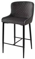 Полубарный стул ARTEMIS графит, велюр G108-92 (H=65cm) M-CITY