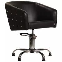 Парикмахерское кресло «Гламрок», серый - пятилучье