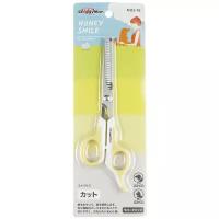 Филировочные ножницы Japan Premium Pet для груминга с прорезиненной ручкой для собак и кошек. Для длинной и короткой шерсти