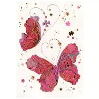 Поздравительная открытка TURNOWSKY «Две бабочки» (MO6256)