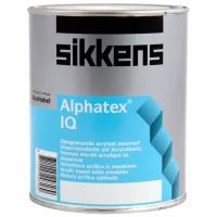 Краска акриловая Sikkens Alphatex IQ влагостойкая моющаяся полуматовая