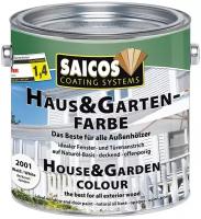 Краска масляная Saicos для дерева для наружных и внутренних работ Haus&Garten-Farbe