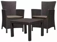Комплект садовой/ дачной мебели: два кресла, стол Rosario balkony set ,216939