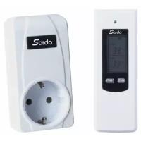 Терморегулятор Sardo ST-0618RS 2020 беспроводной с дистанционным управлением розетками для электрических обогревателей, котлов, теплых полов и вентиляторов