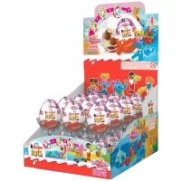 Шоколадное яйцо Kinder Joy Infinimix с игрушками для малышей, серия для девочек, коробка