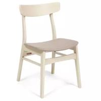 Комплект стульев TetChair Rabat CT 8804, дерево/текстиль, 4 шт., цвет: белый/бежевый