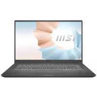 Ноутбук MSI Modern 15 A11SBU-478RU (Intel Core i5 1135G7/15.6"/1920x1080/8 ГБ/512 ГБ SSD/NVIDIA GeForce MX450 2 ГБ/Windows 10 Home) 9S7-155266-478, карбоново-серый