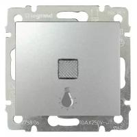 Кнопочный выключатель (кнопка) Legrand Valena 770113,10А, алюминиевый