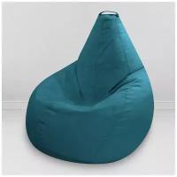 MyPuff кресло-мешок Груша, размер ХХL-Стандарт, мебельный велюр, глубокая бирюза