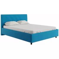 Двуспальная кровать Первый Мебельный Эльба ПМ Синий ,1600 Х 2000 мм