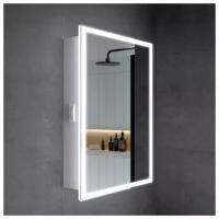 Зеркальный шкаф с подсветкой Alavann Rita 60 белый