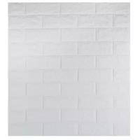 Панели для стен декоративные/мягкие/самоклеящиеся/блоки интерьерного покрытия/"Белые кирпичи"