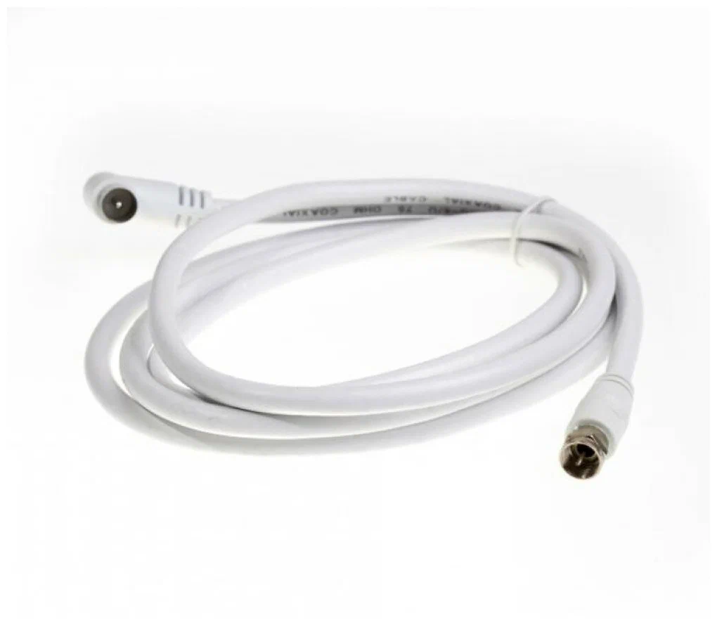 Антенный кабель Smartbuy, разъемы M-F, угловой разъем, длина 3,0 м (K-TV123)/20/