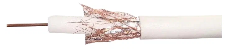 Чувашкабель РК-75-4,3-31 Кабель антенный белый. (Цена за 1 метр)
